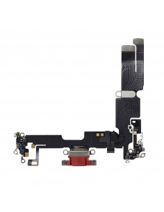 Flex de Carga micrófono iPhone  14 Plus (Rojo) (Original)