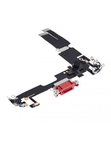 Flex de Carga micrófono iPhone  14 Plus (Rojo) (Original)