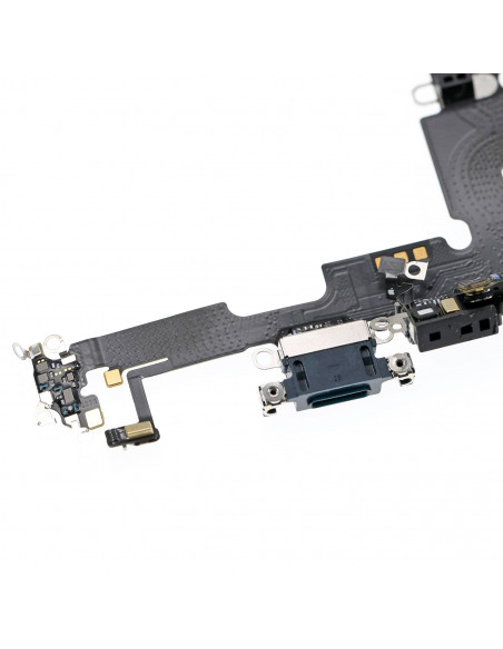 Flex de Carga micrófono iPhone  14 Plus (Negro) (Original)