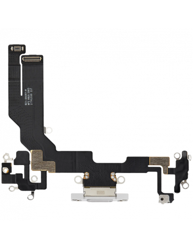 Flex de Carga micrófono iPhone 16e (Blanco) (Original)