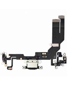 Flex de Carga micrófono iPhone 16e (Negro) (Original)